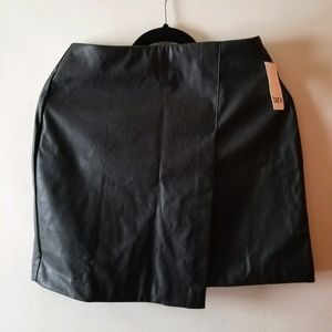 Faux-Leather Skirt (BAR III)